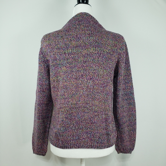Liz Cailborne Multi Color High neck Sweater - Picture 3 of 6